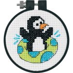 (image for) Learn A Craft Penguin Counted Cross Stitch Kit